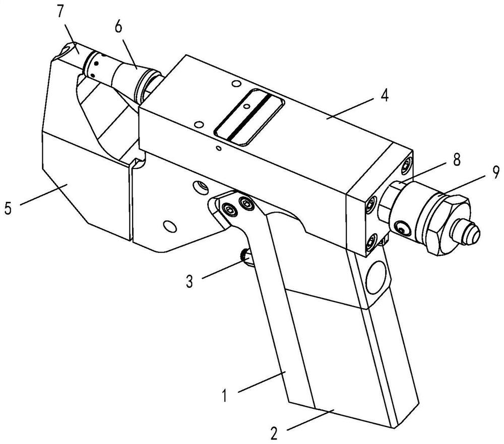 Pneumatic hand riveter