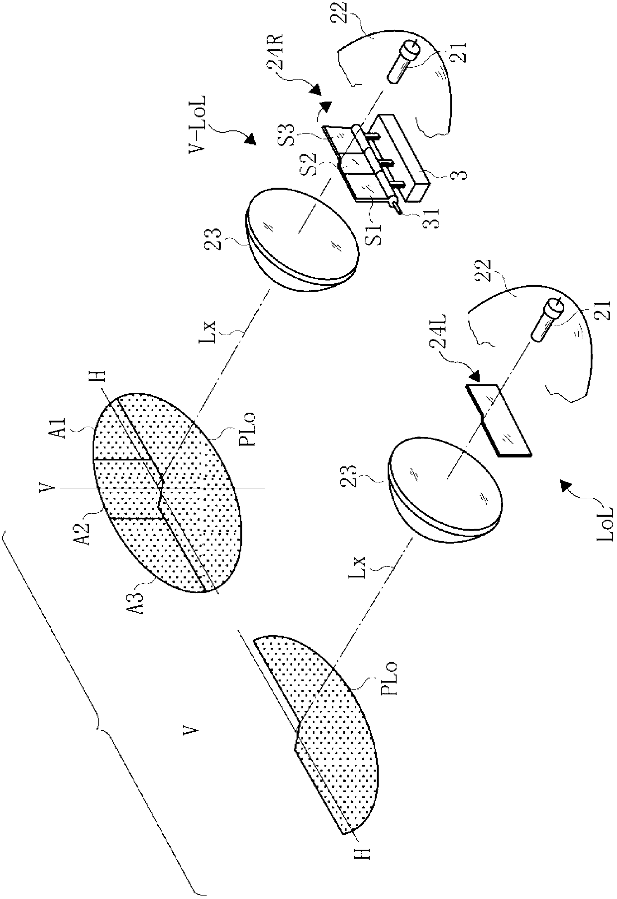 Light distribution control apparatus of car lamps