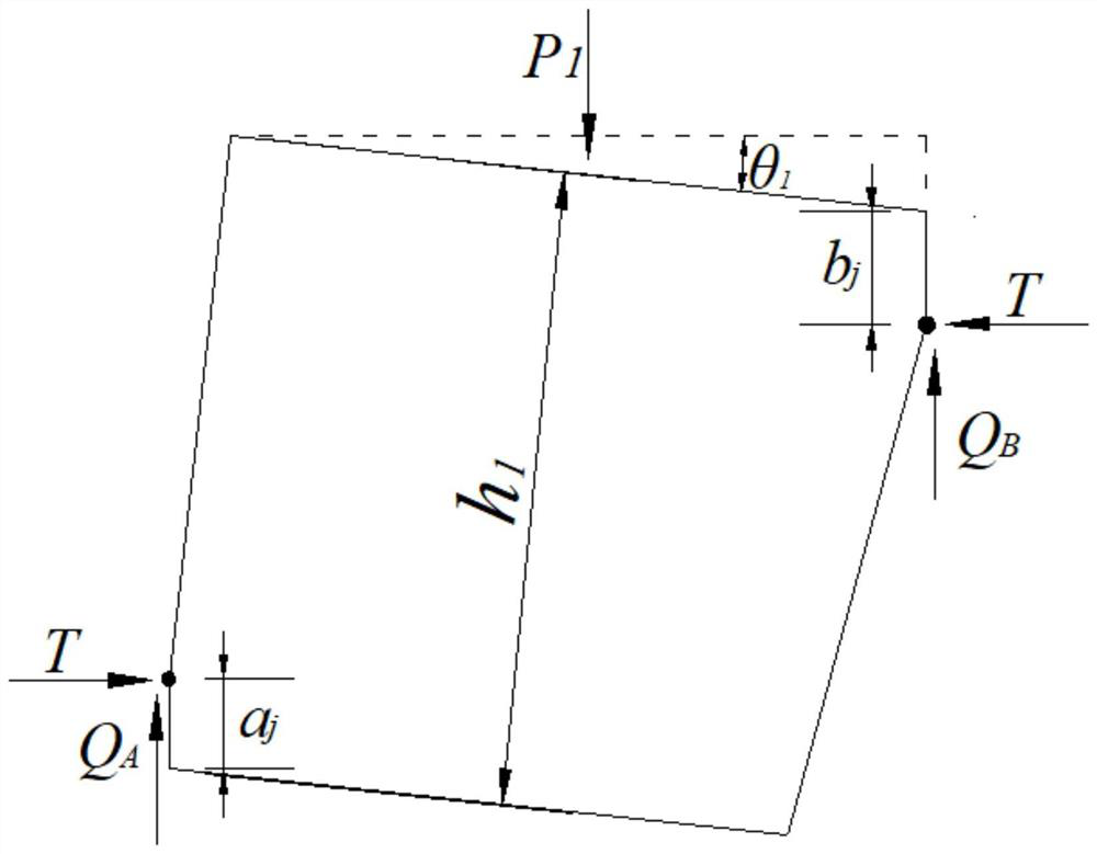 Coal-pillar-free roof-cutting gob-side entry retaining inner roof supporting resistance calculation method