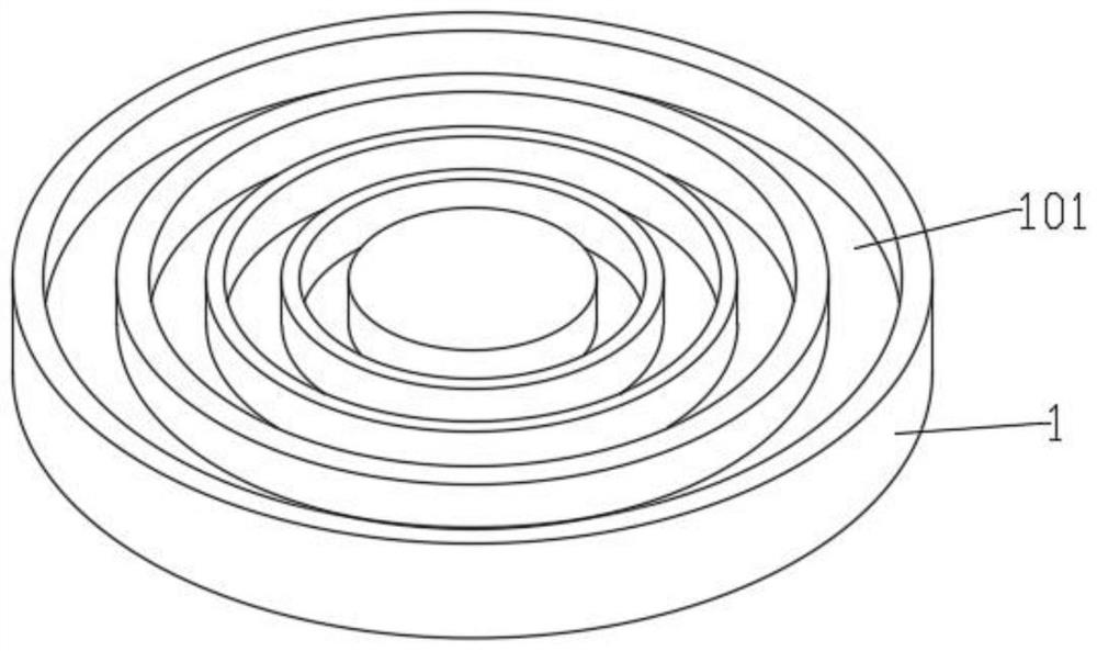 Thermal insulation plate based on MOCVD equipment heater