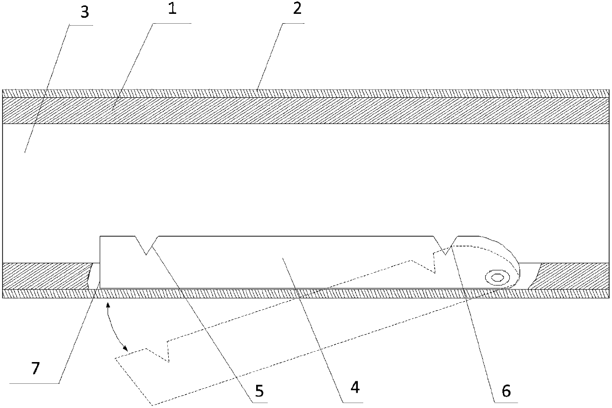 Insulating cable middle connecting mechanism