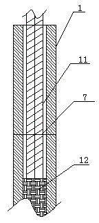 High-intensity prestressed concrete tubular pile lead hole hammering construction method for soft soil layer