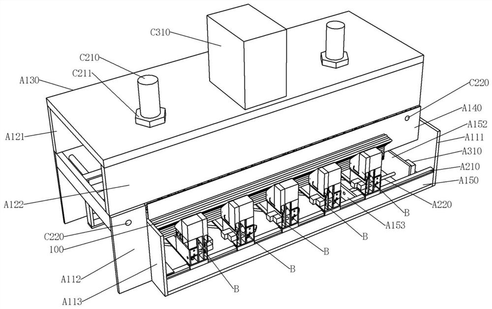 A main frame module and its intelligent laser pipe cutting machine