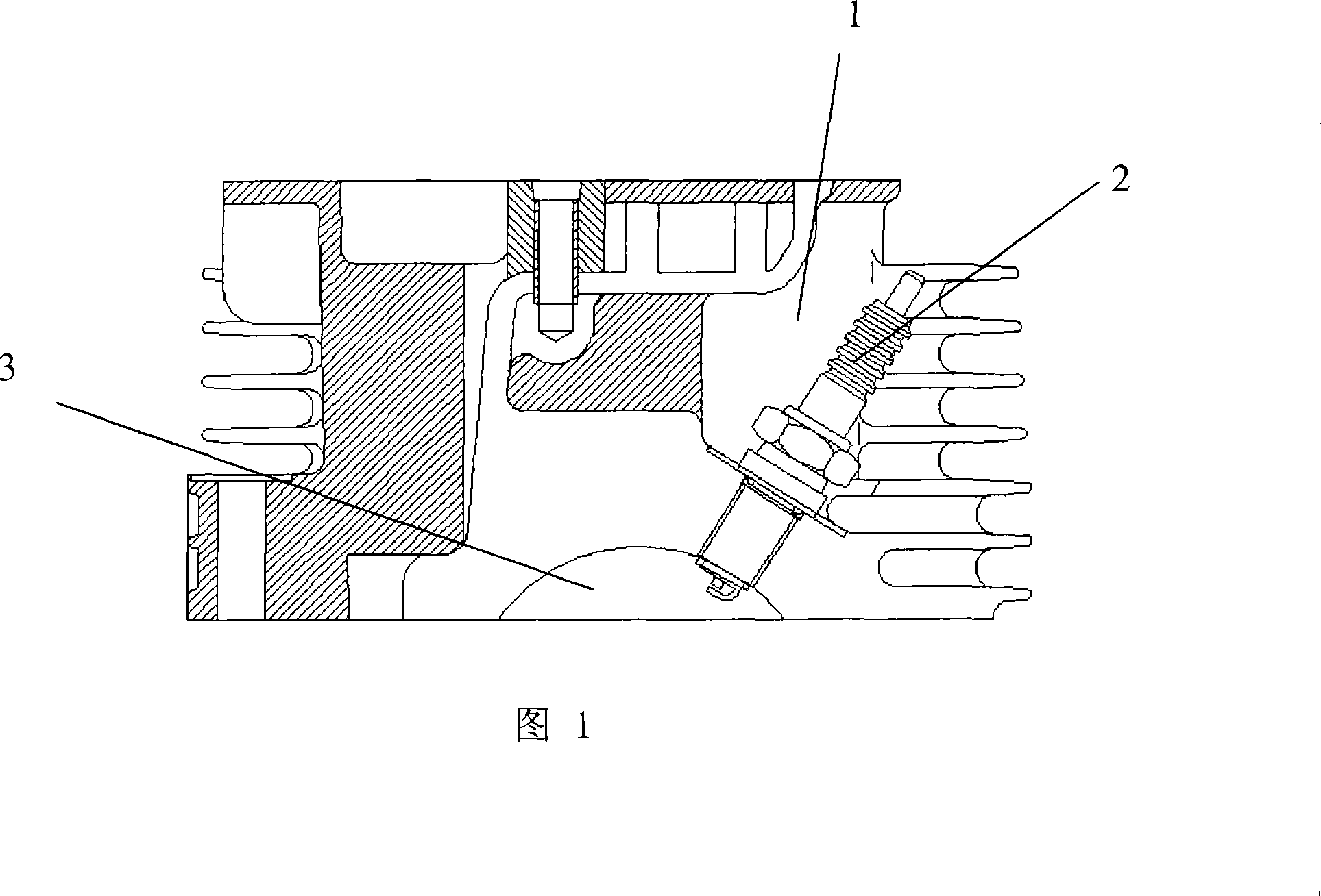 Combustion system of spark-ignition engine