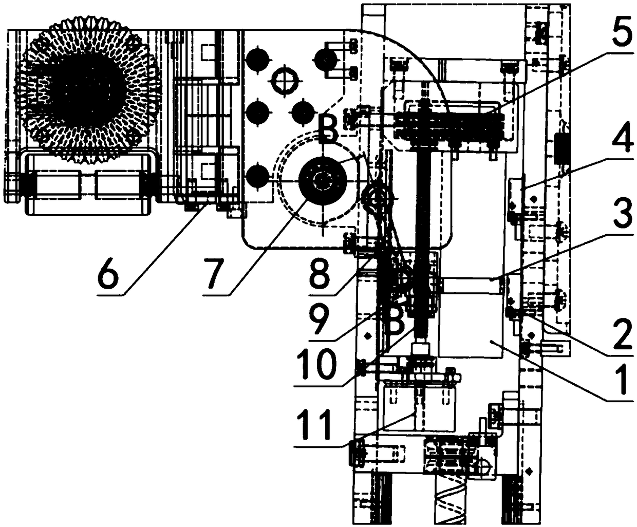 Mechanical arm capable of rotating