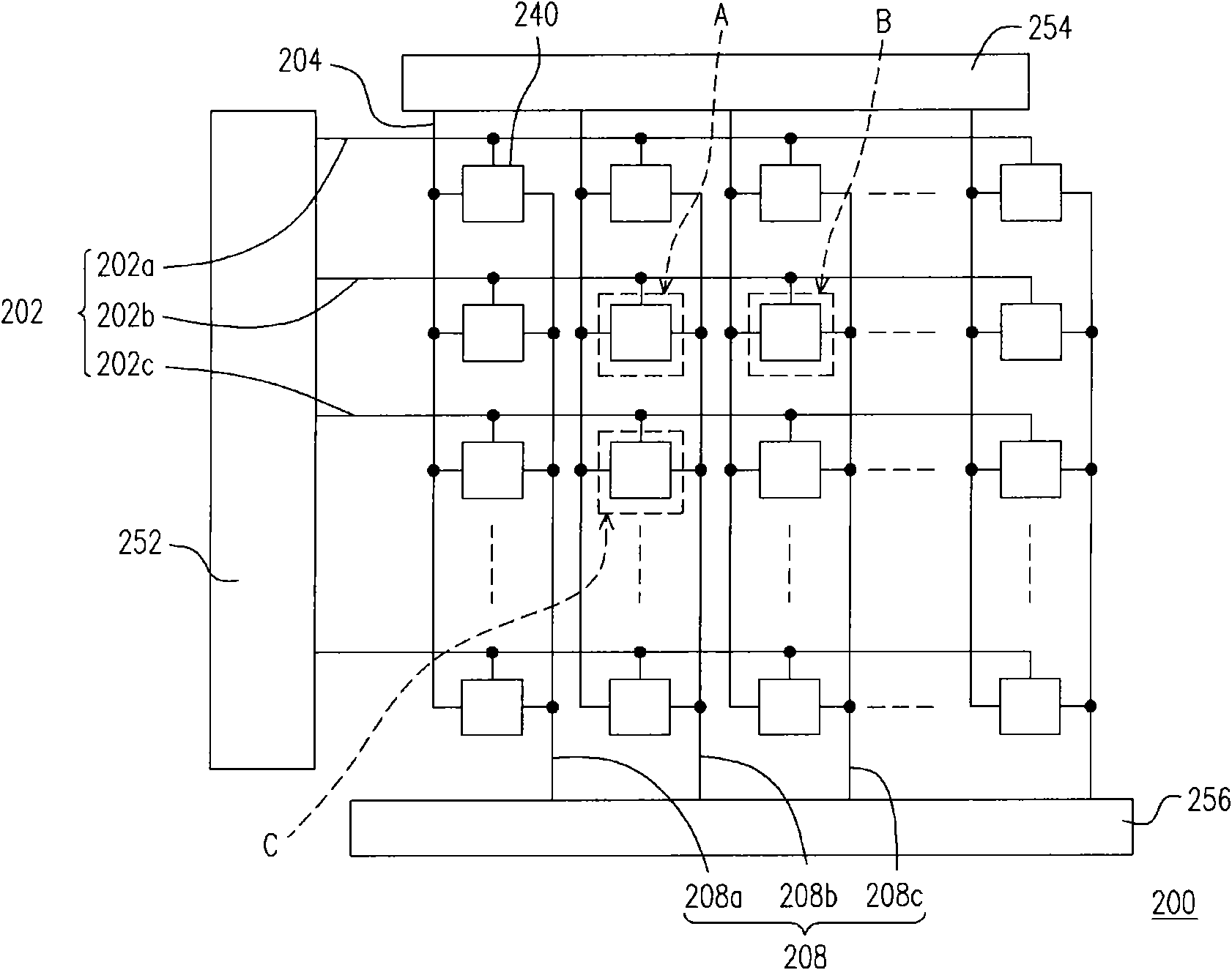 Touch control type display panel