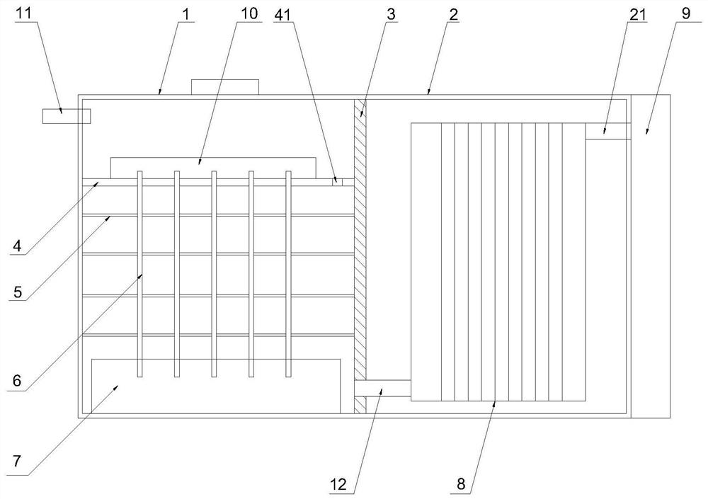 Cross type heat exchange air cooler