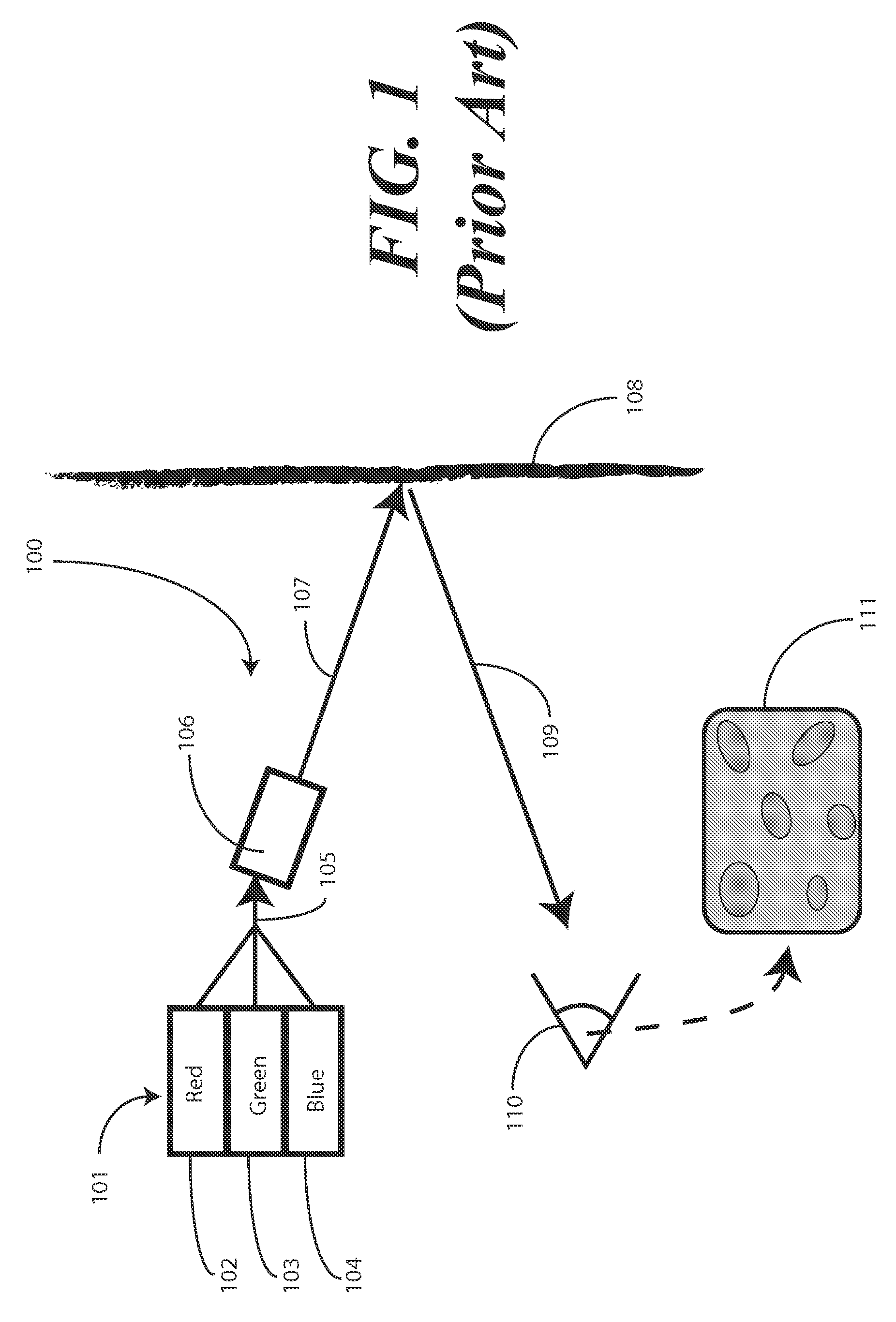 Projection System Using High-Frequency Drive Modulation to Reduce Perceived Speckle