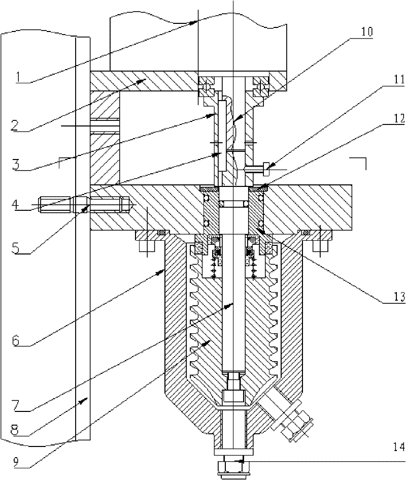 High speed dynamic state on-line mixing device applicable to large-scale mixing