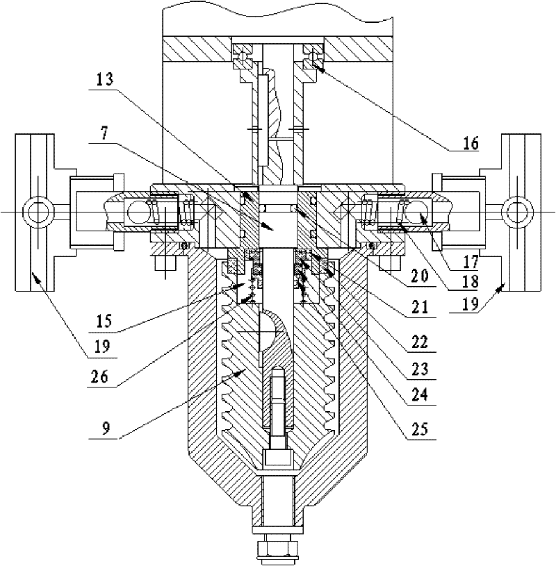 High speed dynamic state on-line mixing device applicable to large-scale mixing