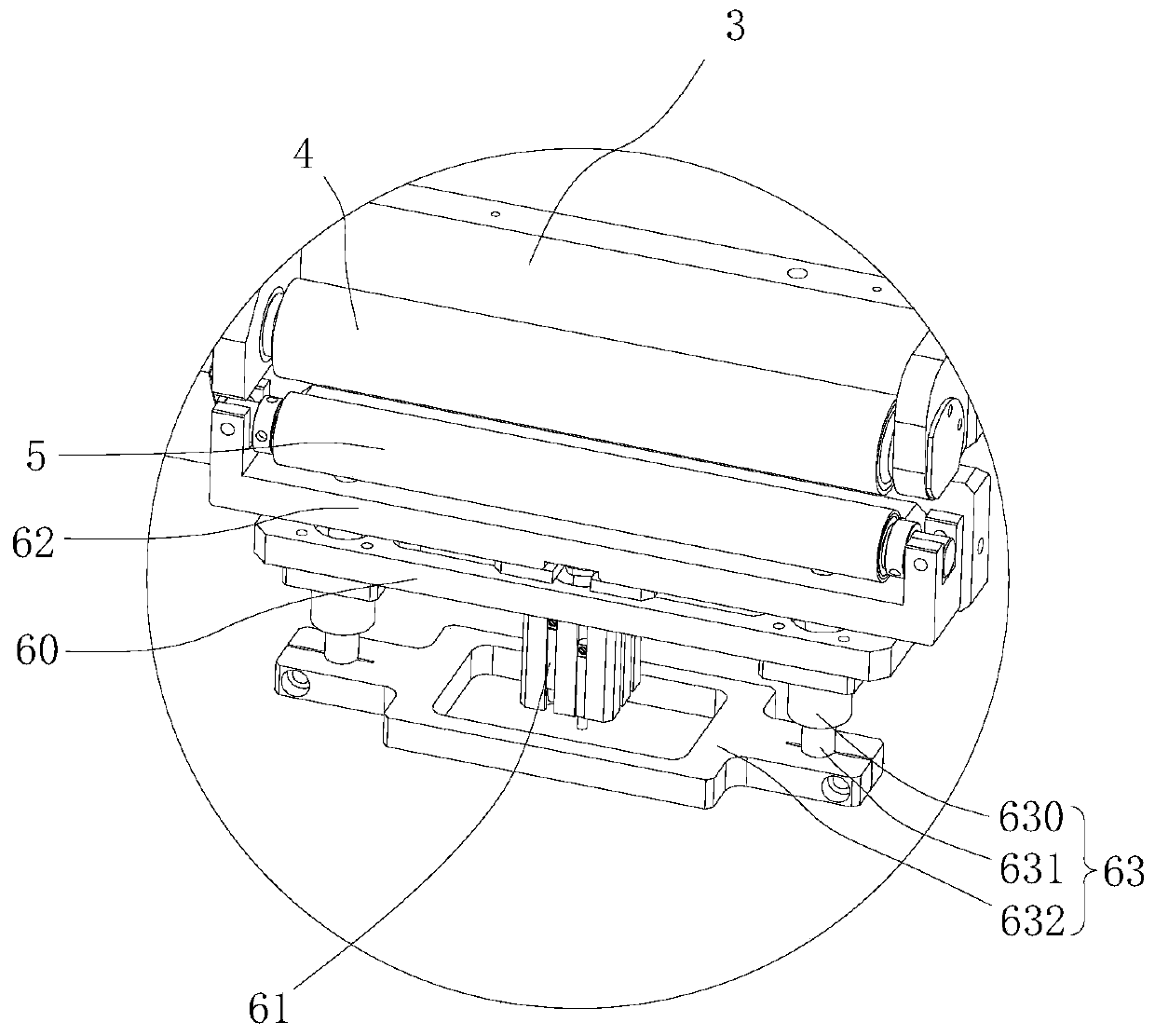 Pole piece deviation correction mechanism and method, encoder device and lithium battery winding machine