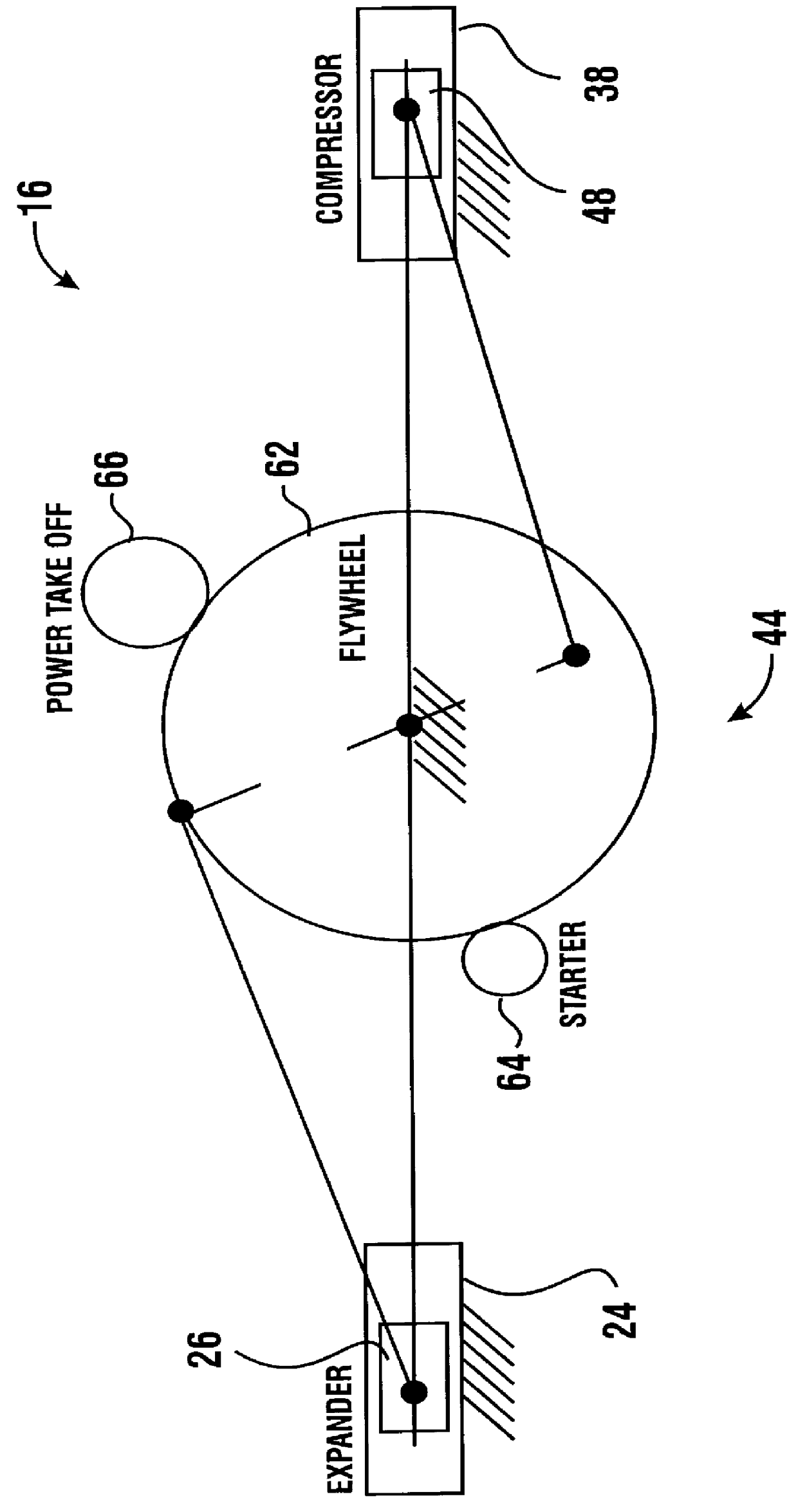 Combustion powered cooling system