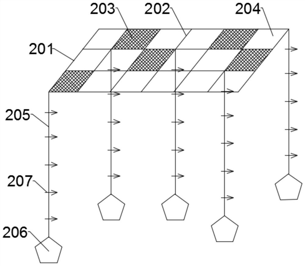 A system and method for in-situ treatment of eutrophication in reservoir water