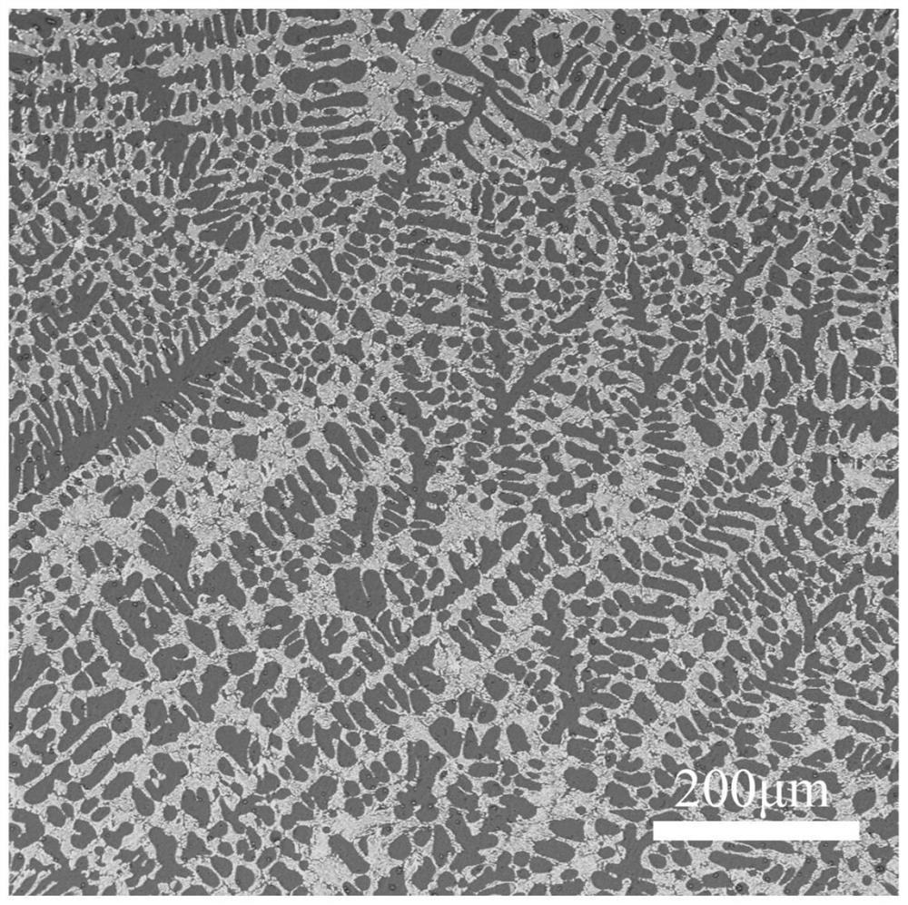 A kind of high thermal conductivity corrosion-resistant al-re-y-zr alloy suitable for gravity casting and preparation method thereof