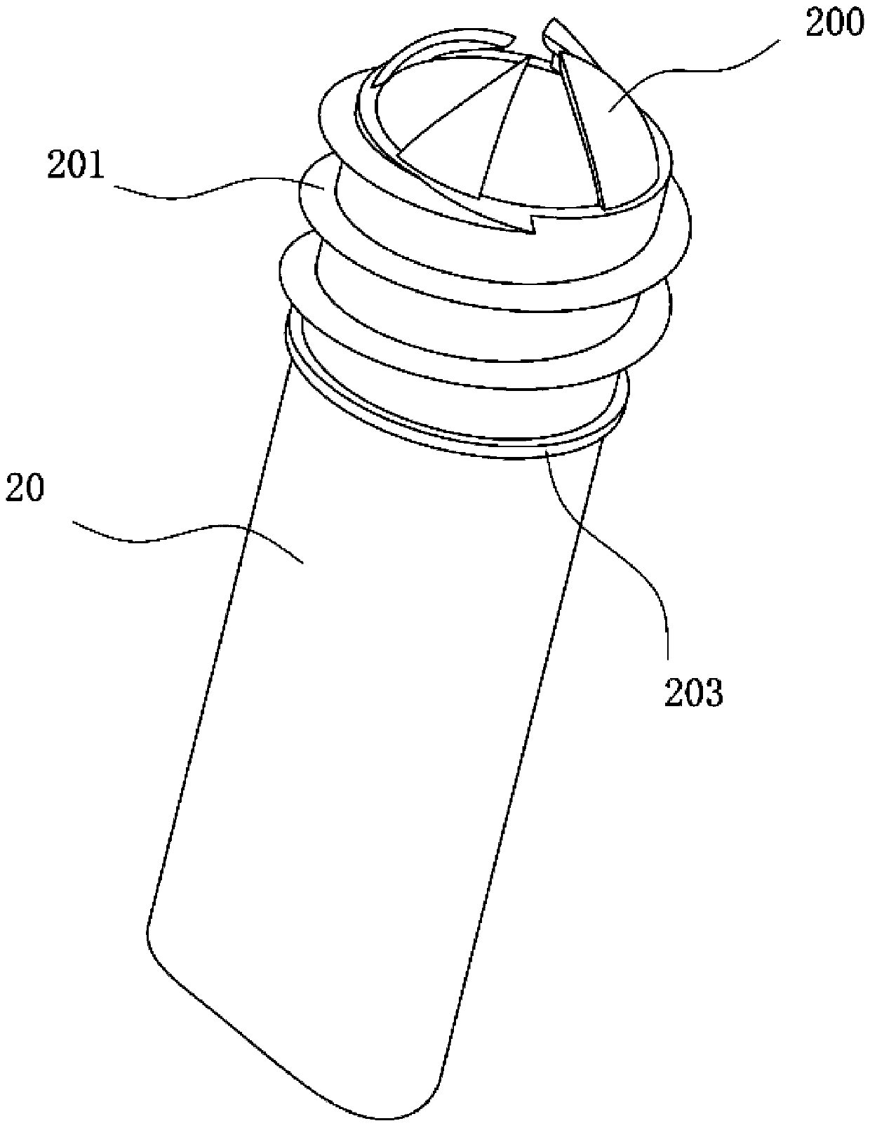 A kind of polymer particle storage tank and sampling method