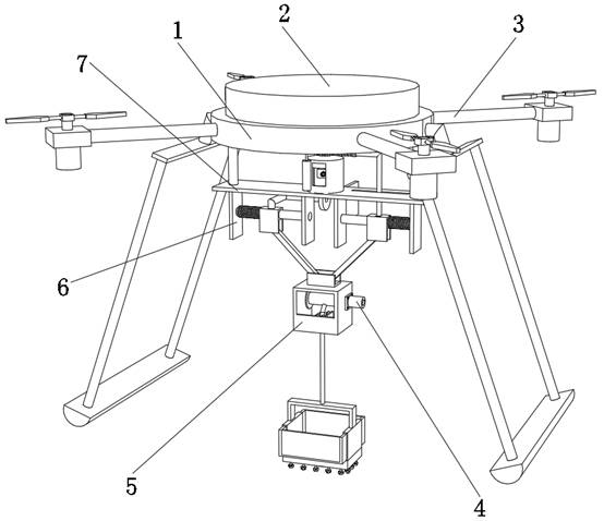 Fire-fighting unmanned aerial vehicle with load-bearing function