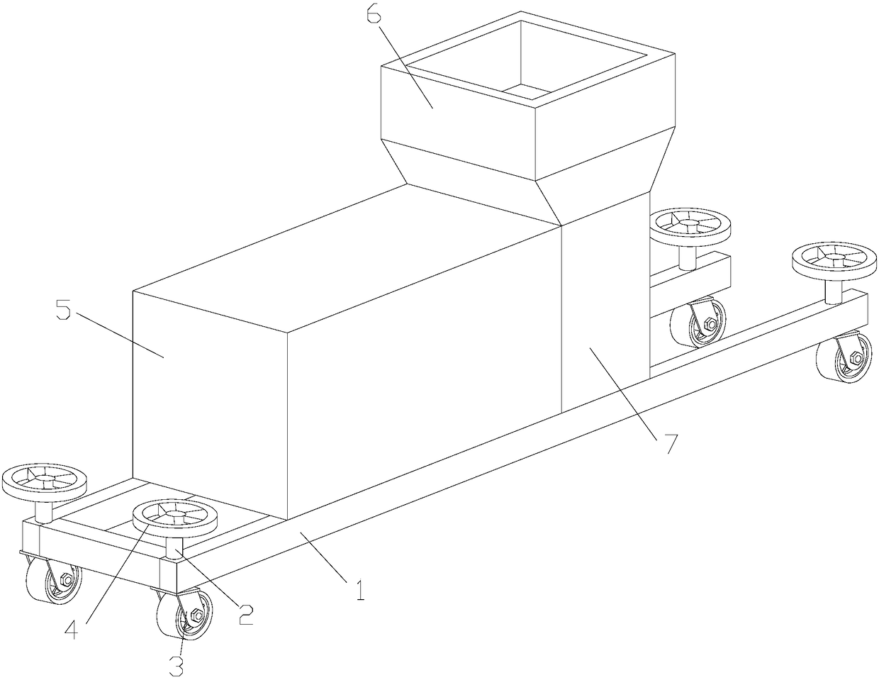 Novel building mortar finishing machine