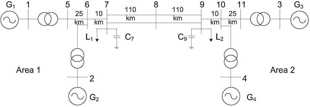 Large-scale time-lag electric system characteristic value calculation method based on EIGD