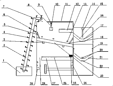 Automated construction waste sorting and recycling device