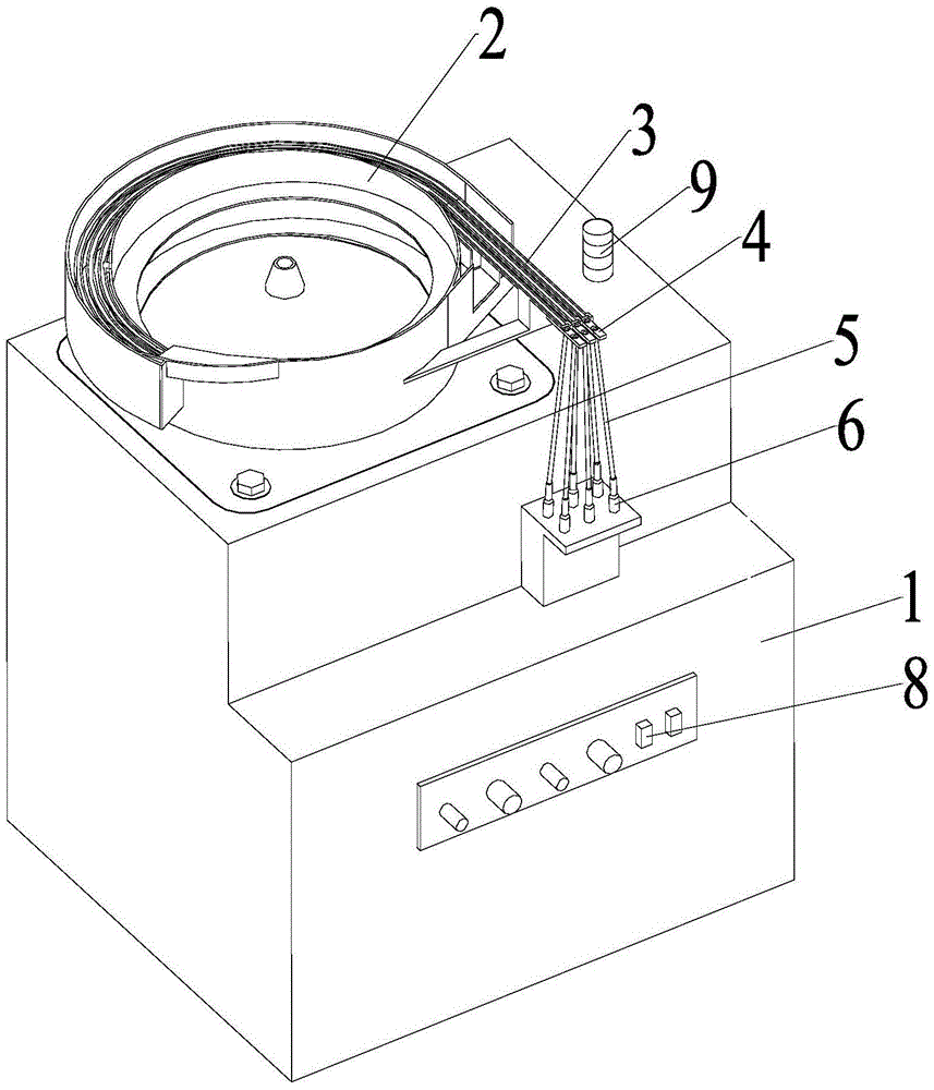 Automatic packing equipment of vibrating diaphragm