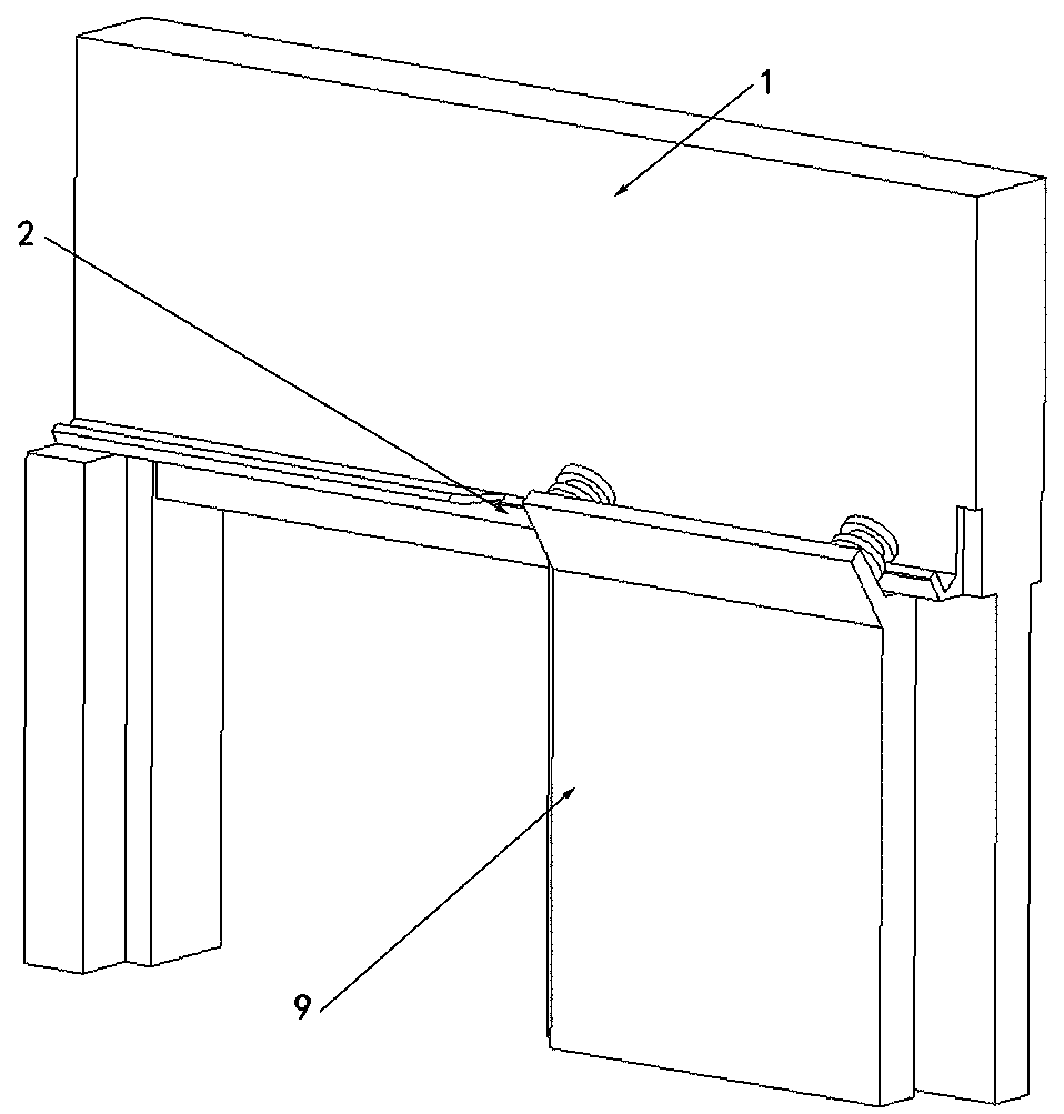 X-ray protection electromagnetic shielding translation door