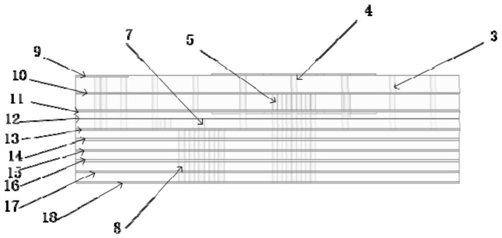 Transceiving common-caliber phased array antenna