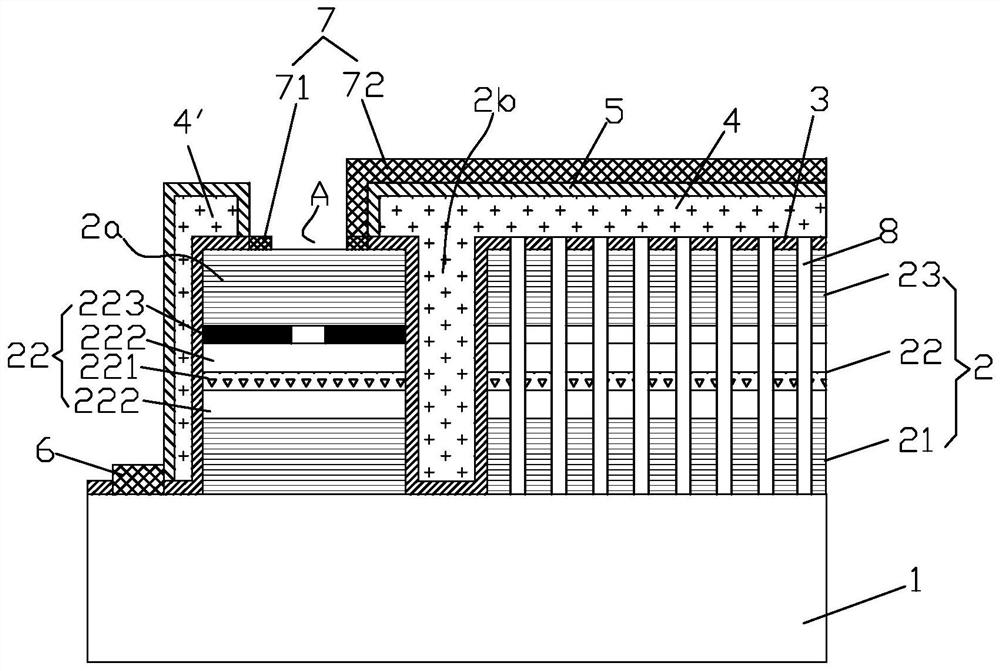 A low-capacitance vertical-cavity surface-emitting laser and its manufacturing method