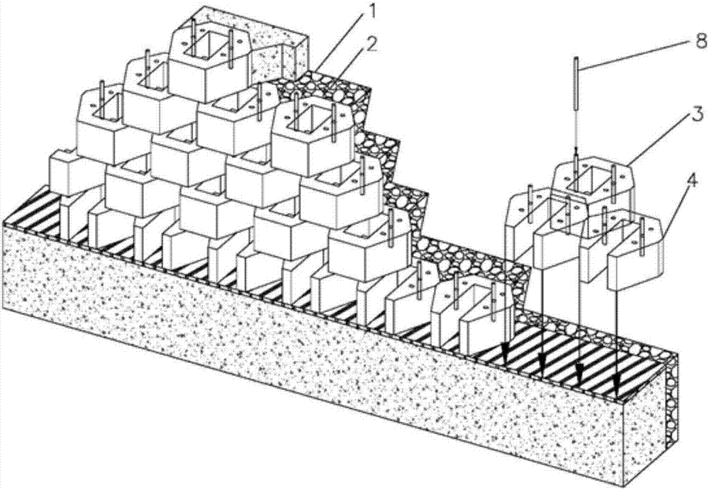 Method for controlling initial rainwater pollution of lake landscape water body