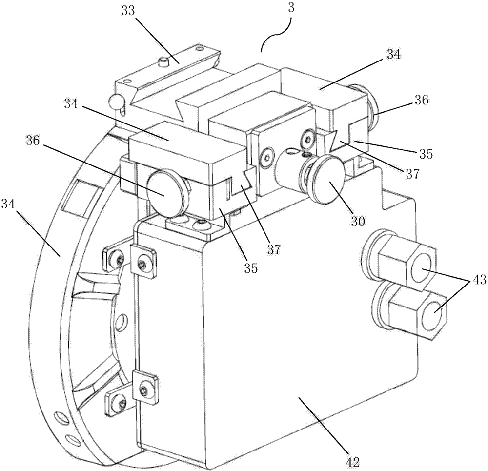 Autorotation pneumatic slicing knife