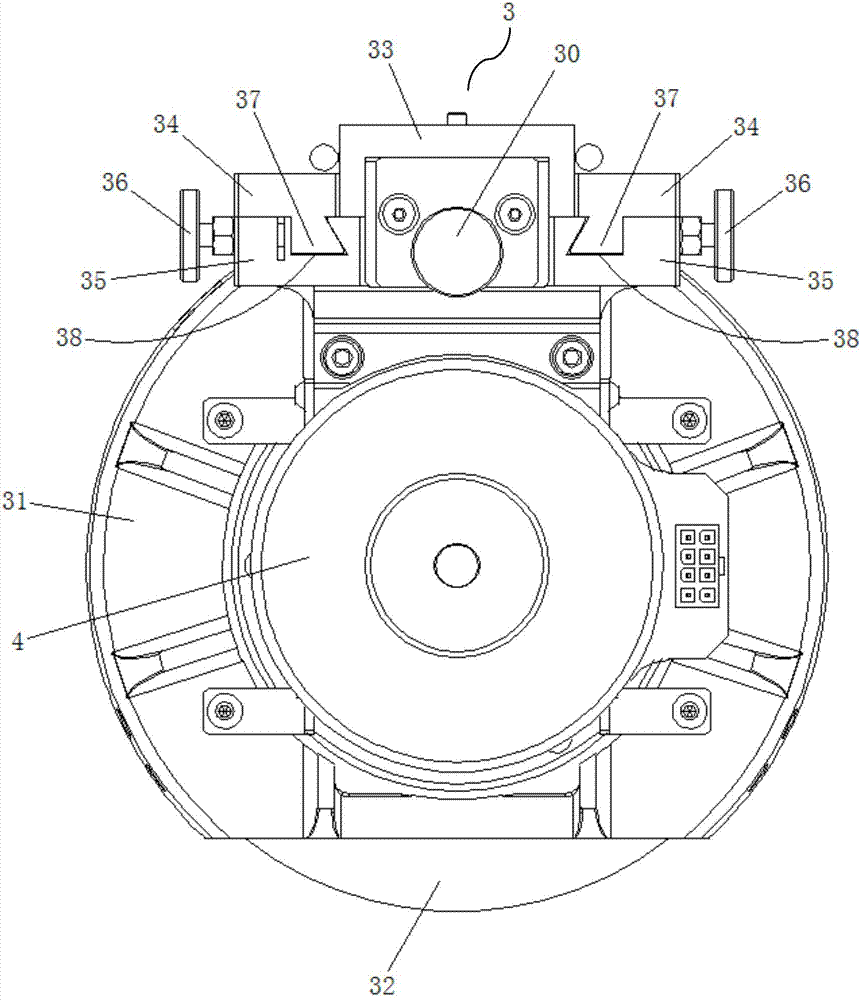 Autorotation pneumatic slicing knife