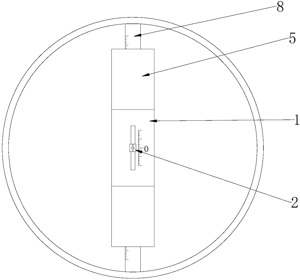 Steel tube marking instrument and using method thereof