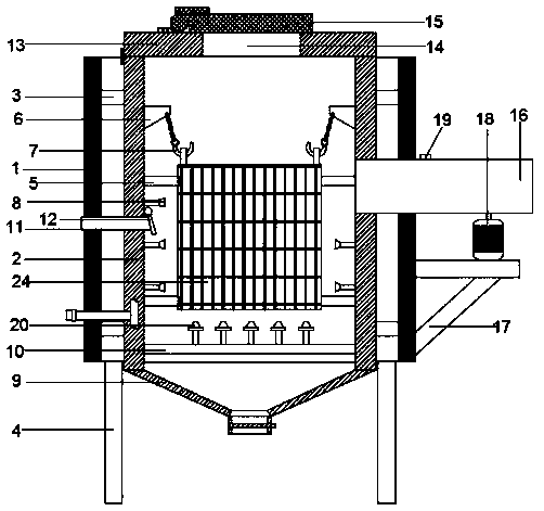 Environmentally-friendly incinerator for solid waste product disposal