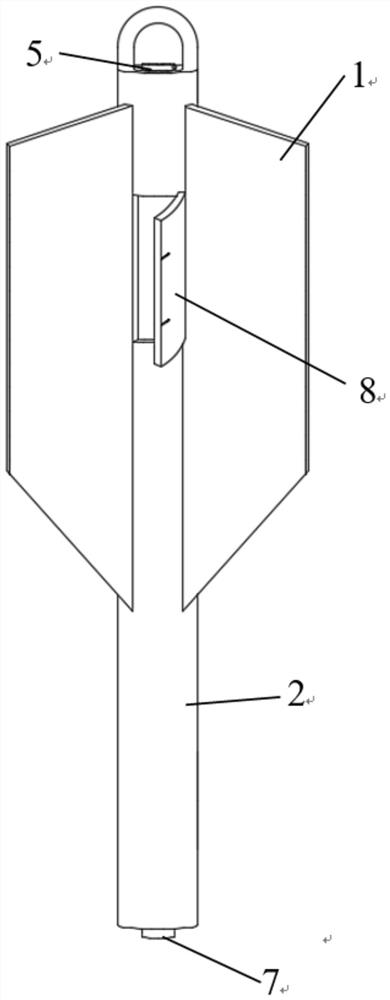 Novel dynamic torpedo anchor based on bionics and installation method thereof