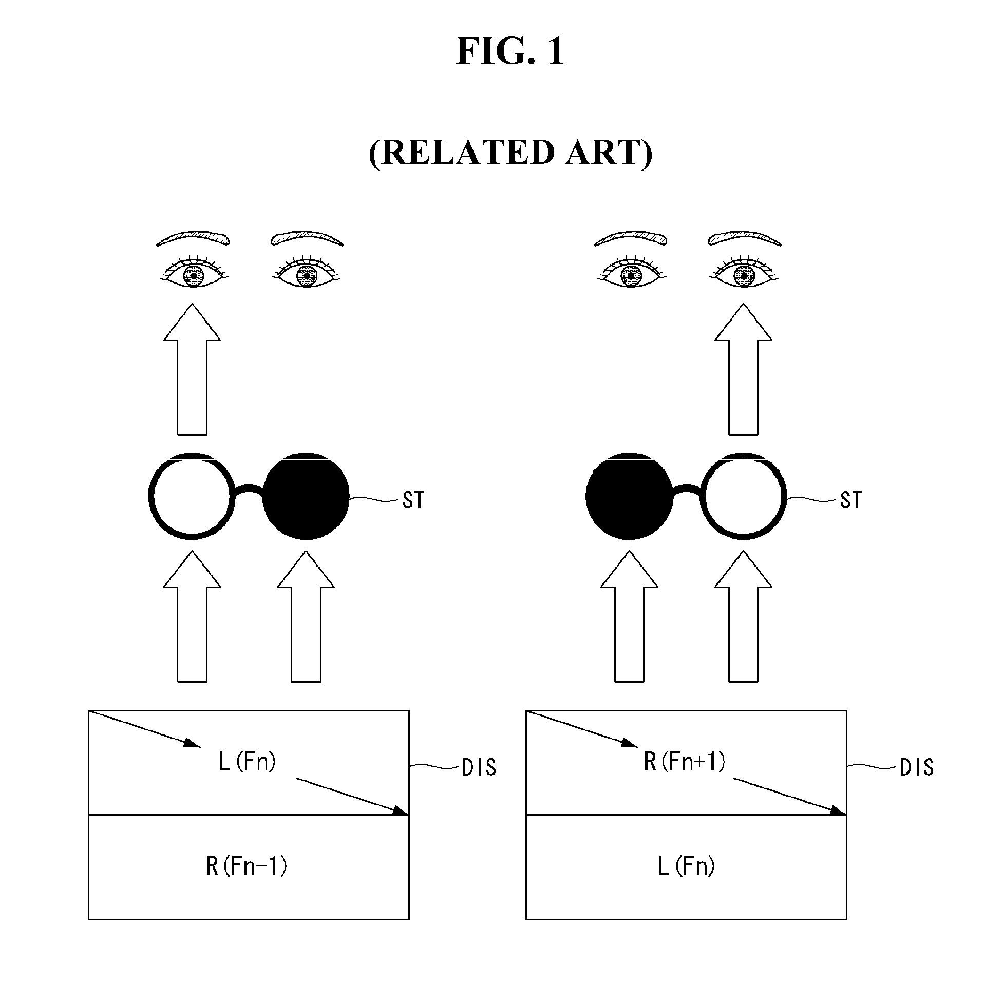 Stereoscopic image display device and driving method thereof