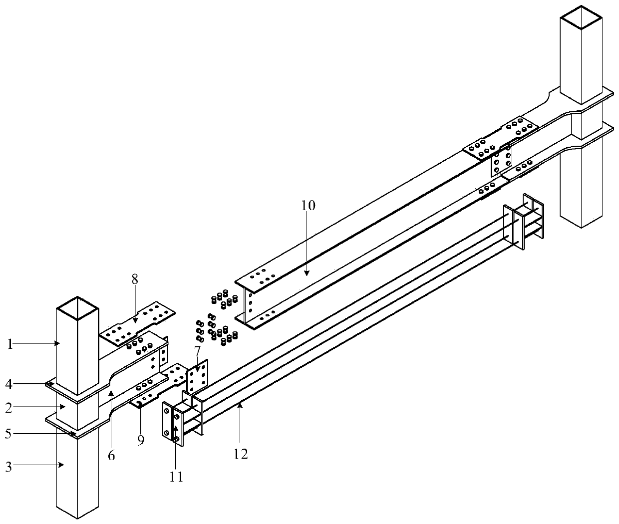 Fabricated type self-resetting frame system capable of recovering functions