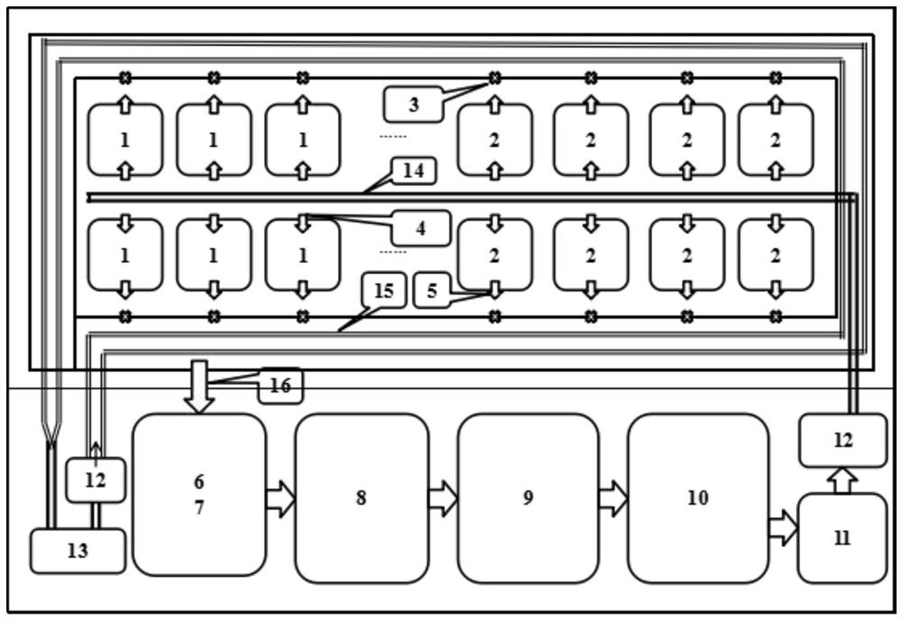 A zero-emission California perch temperature-controlled nursery method