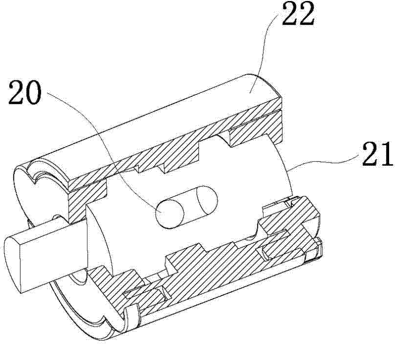 A lock cylinder with an axially offset magnetically controlled steel column