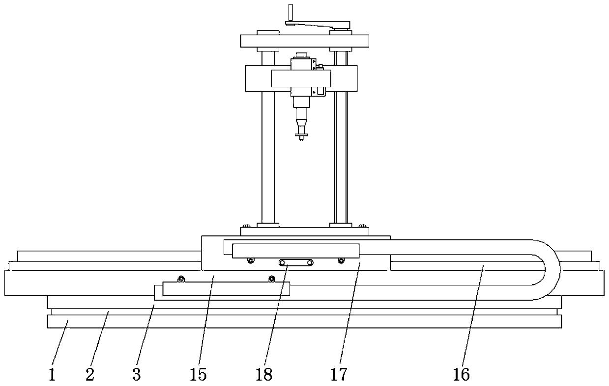 Laser cutting machine based on linear motor