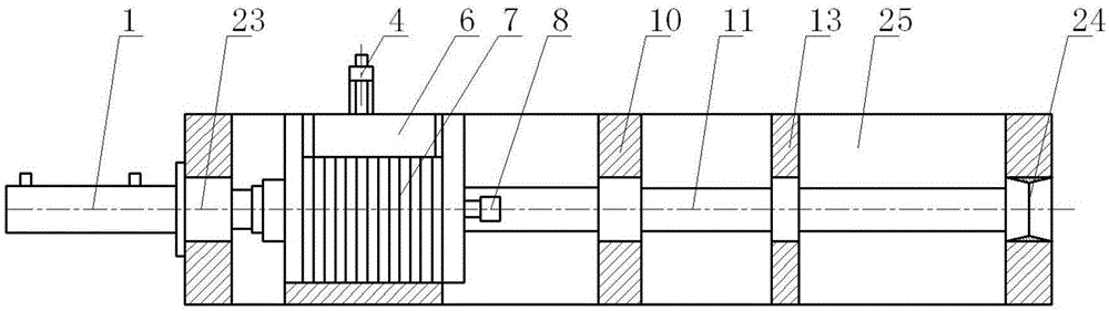 Tube drawing bench with feeding device