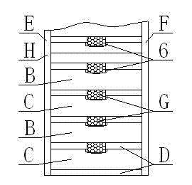 Process for energy-saving wall built of multi-row static air hole thermal insulation building blocks