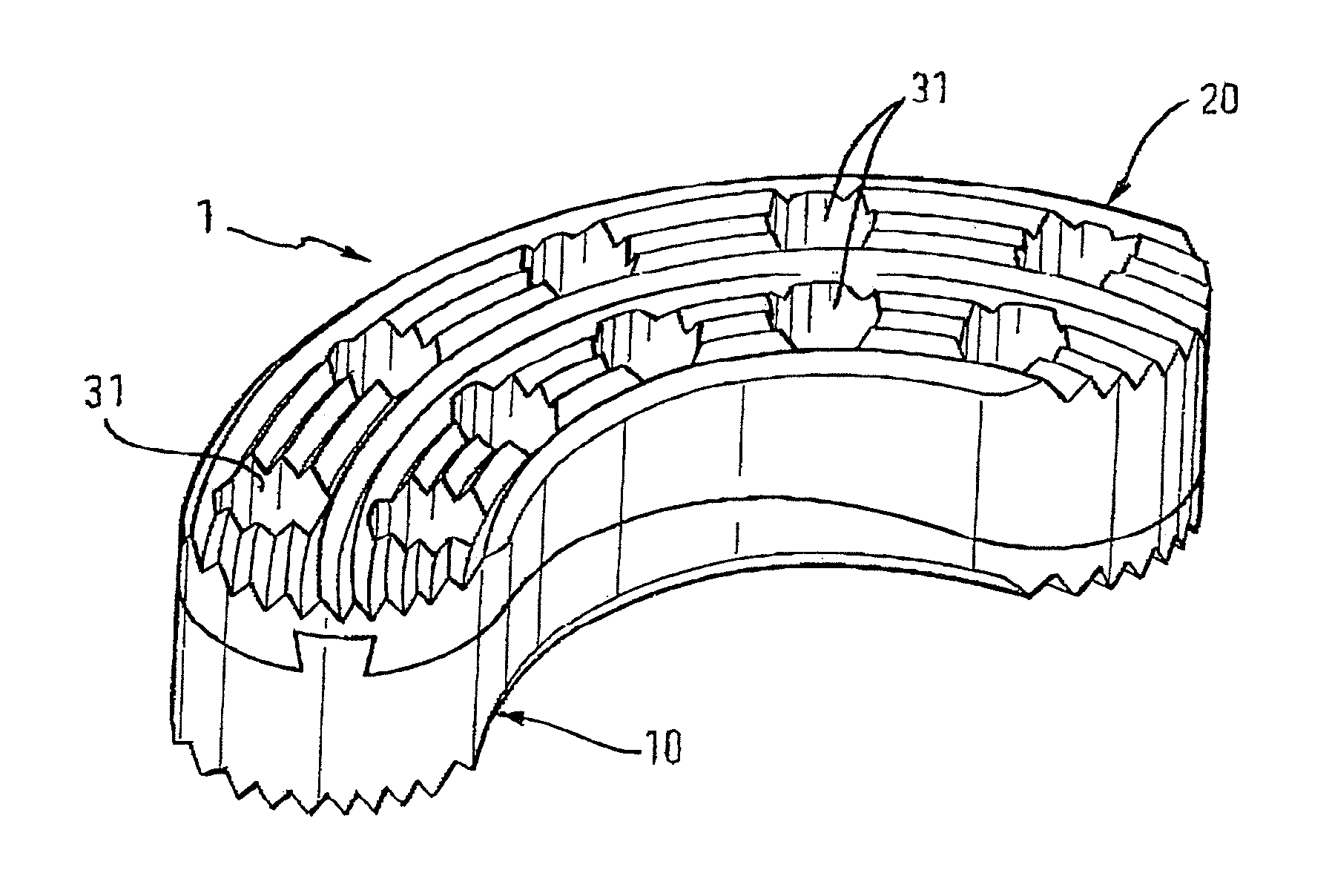 Height-adjustable intervertebrae implant