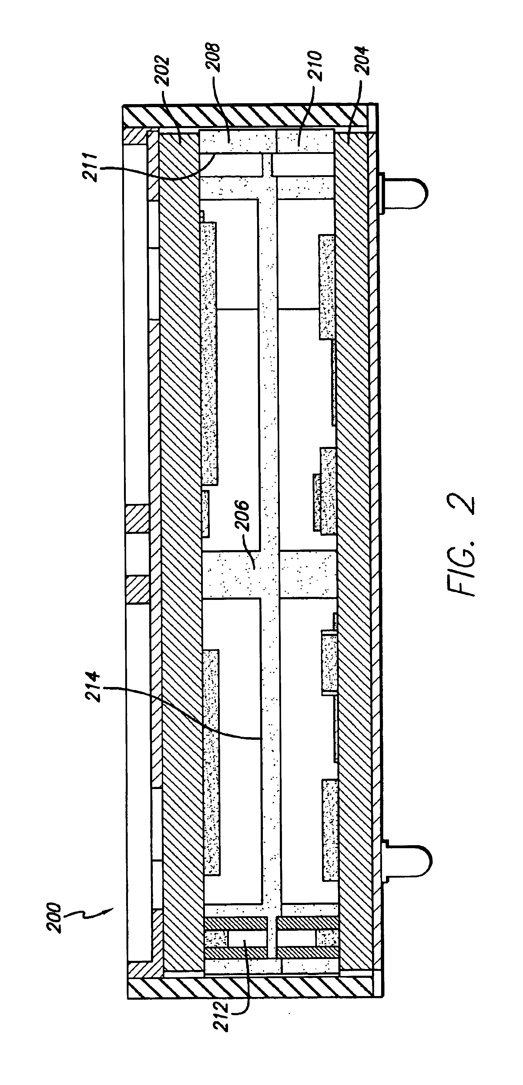 Multilayer thin film hydrogen getter and internal signal EMI shield for complex three dimensional electronic package components