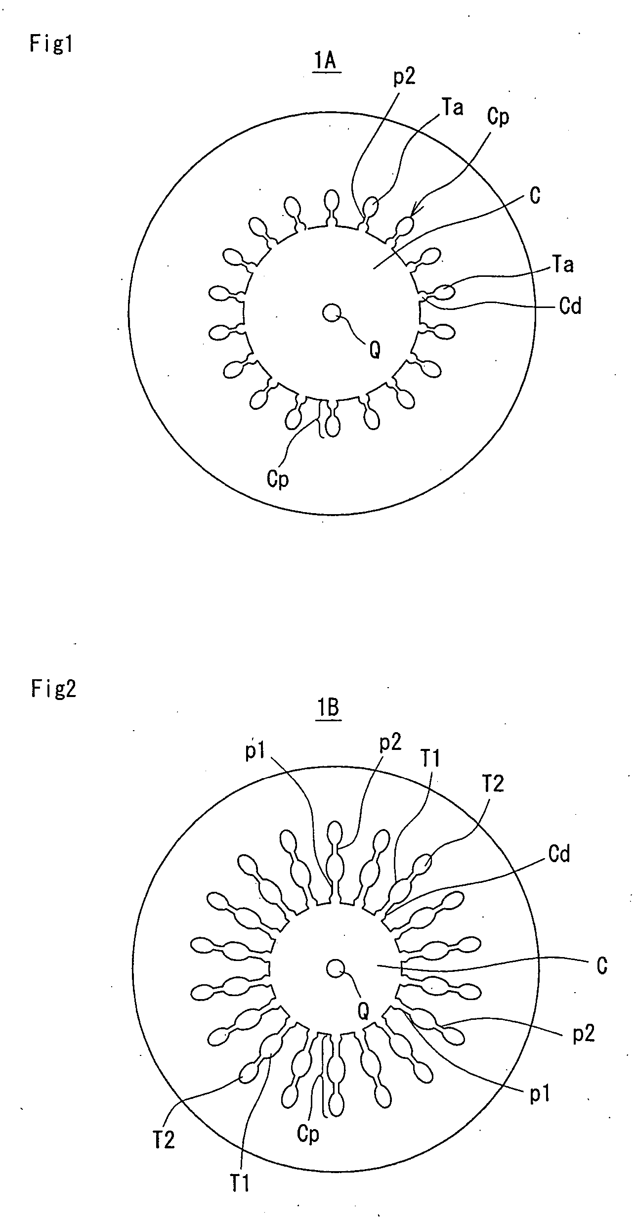 Microchip for sample, centrifugal dispension method of sample using the microchip and centrifugal dispenser