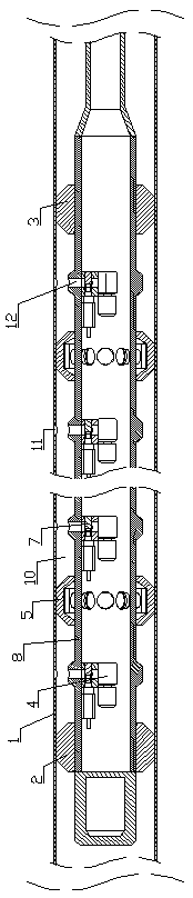 A coal seam intelligent staged fracturing device and method