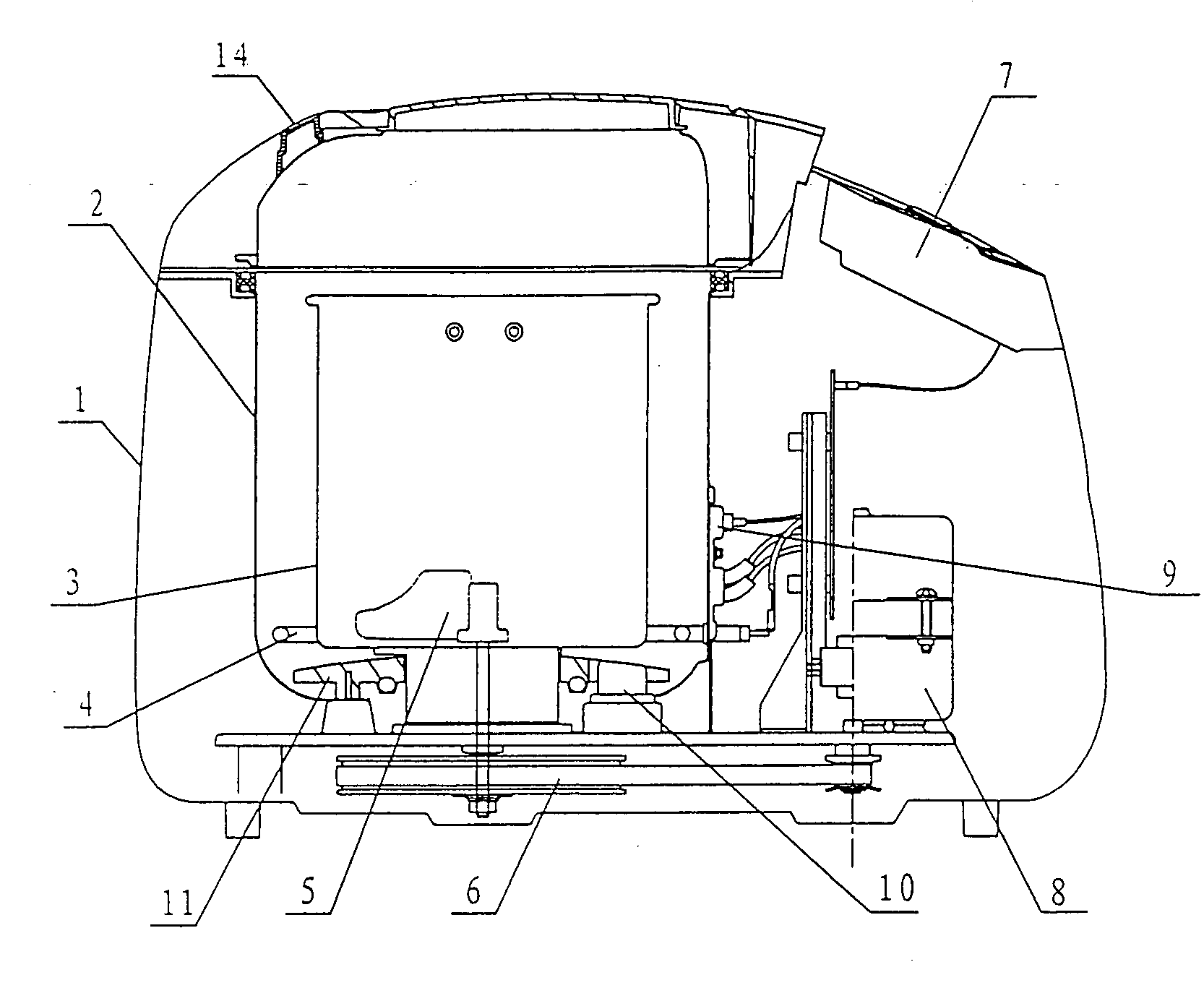 Bread maker incorporated with function for cooking rice