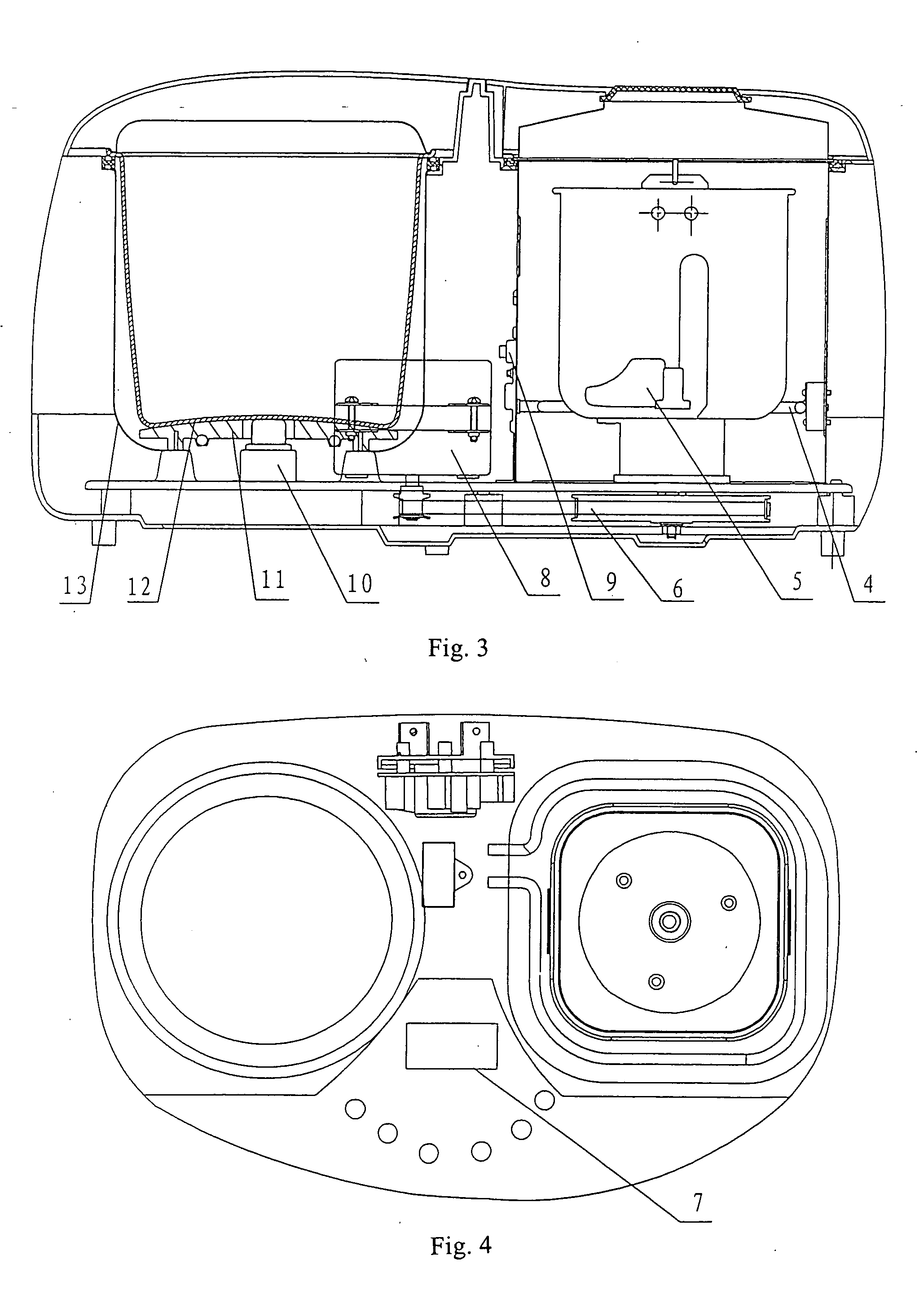 Bread maker incorporated with function for cooking rice