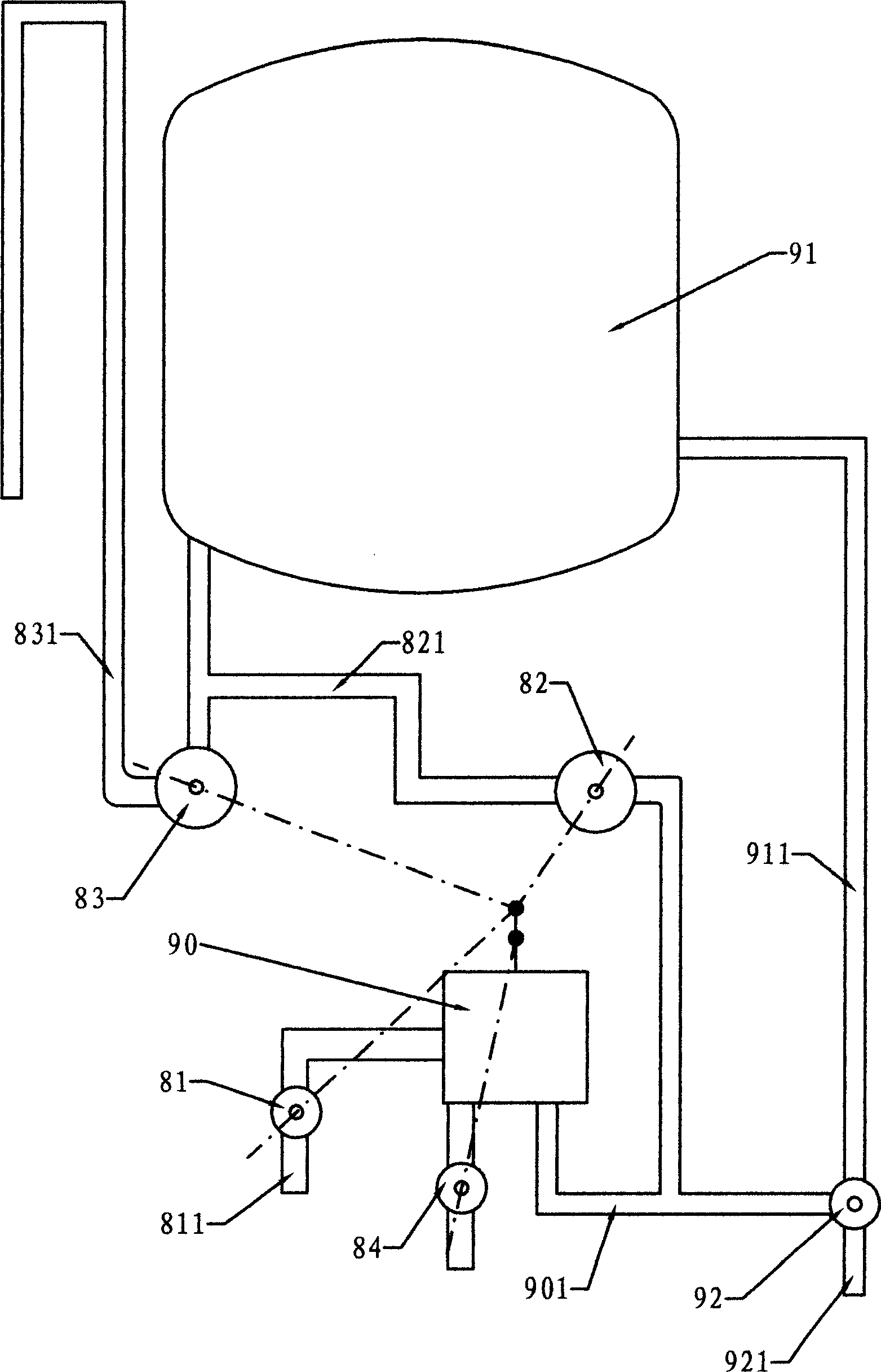 Open type water storage water heater