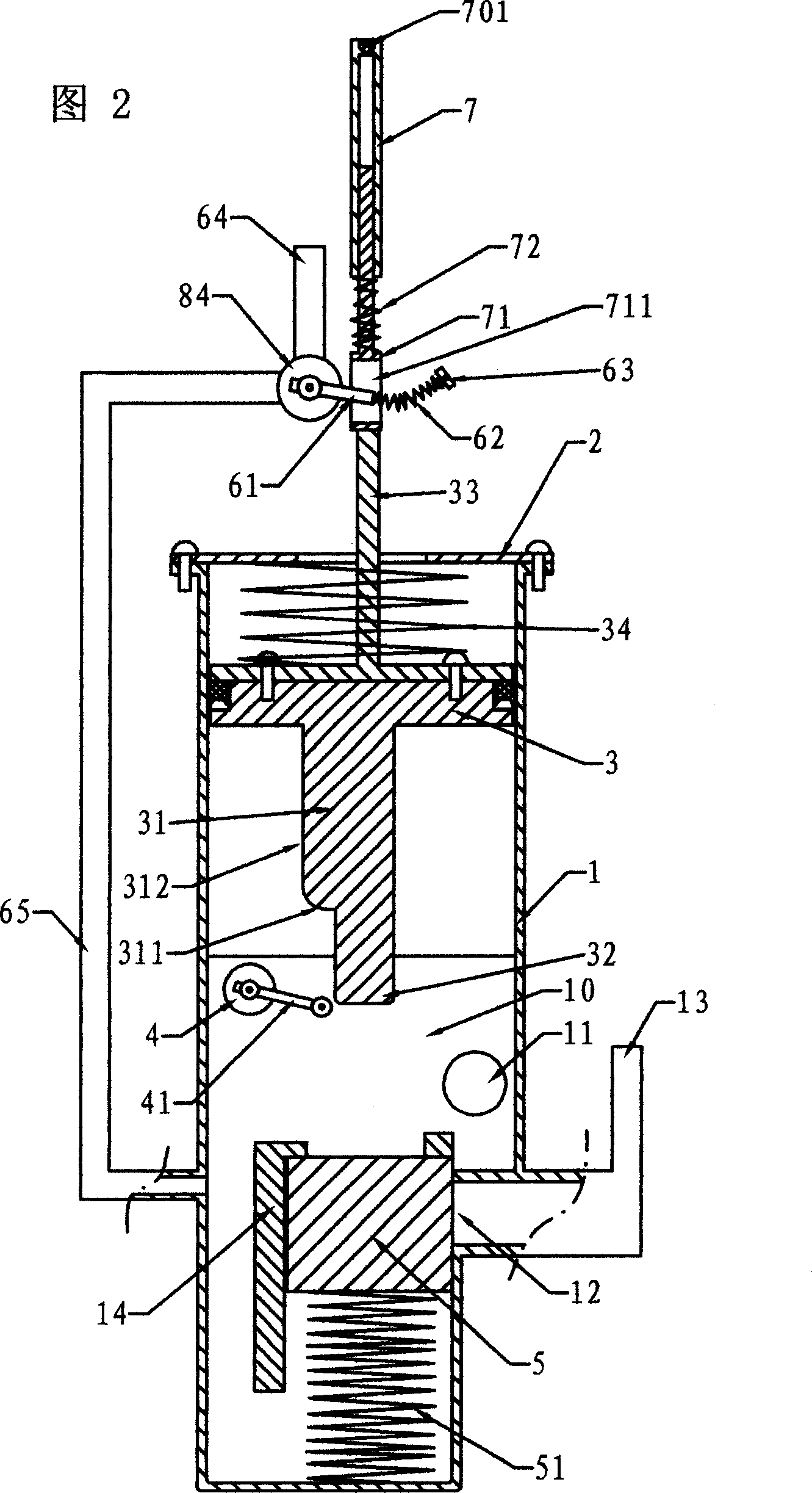 Open type water storage water heater