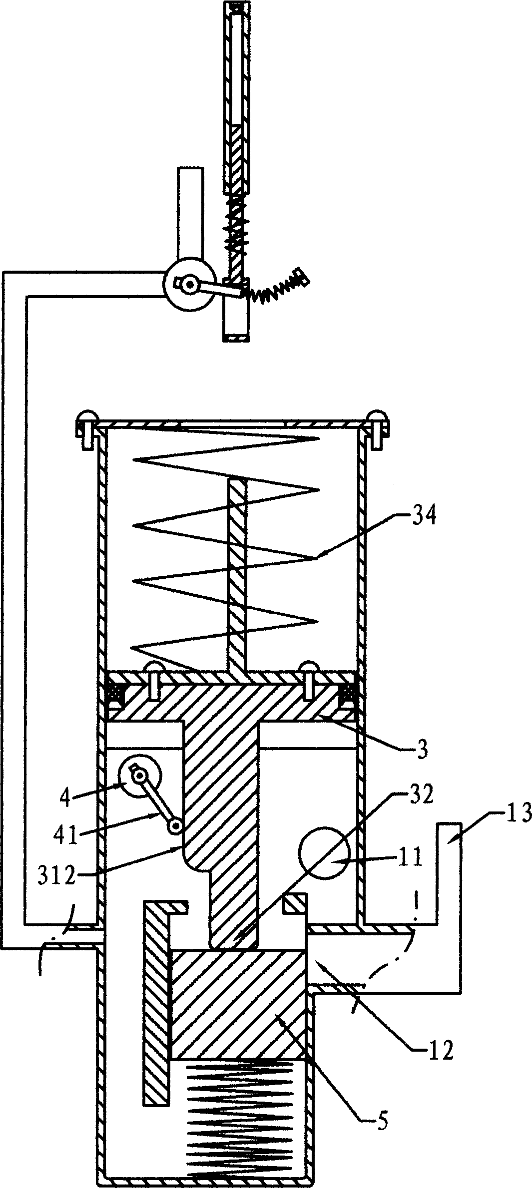 Open type water storage water heater