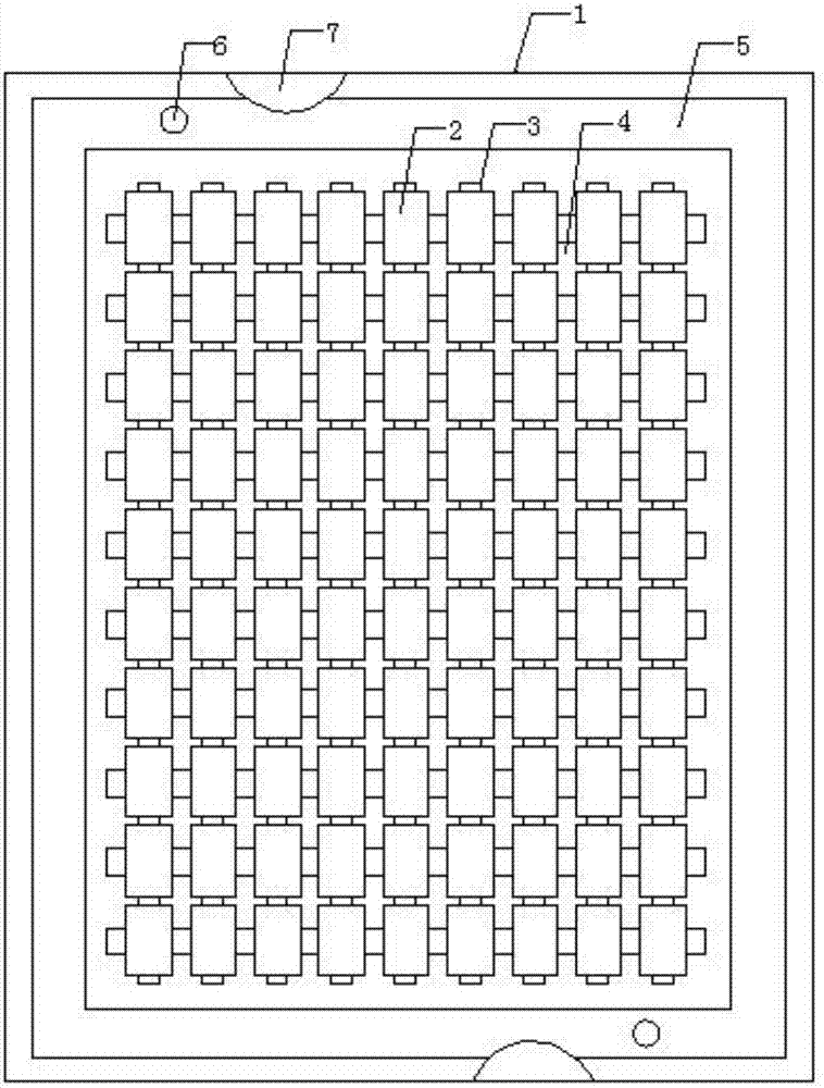 Plastic electronic tray